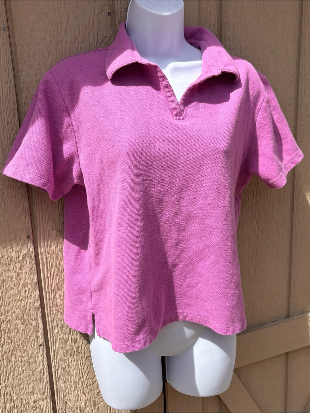 Pendleton Lilac Short Sleeve Polo Top
